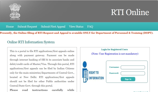How to use RTI Online