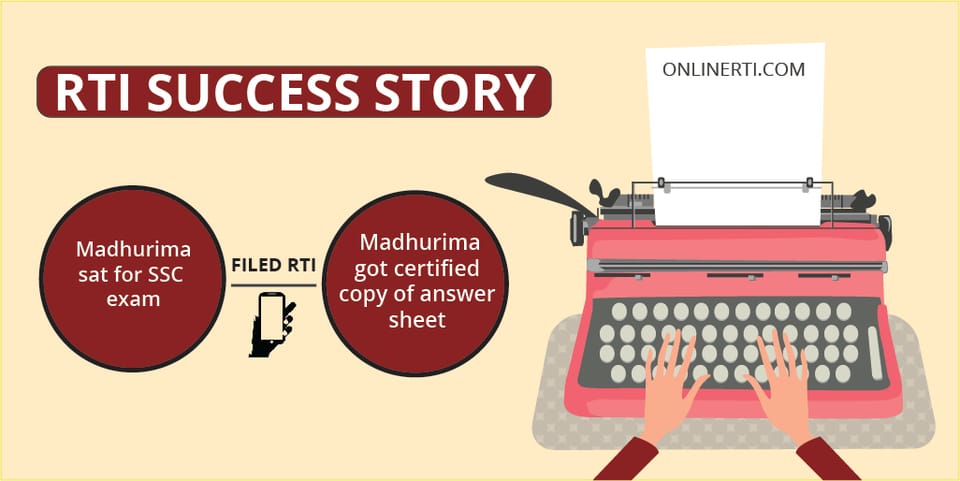 RTI for Exams helps aspirants of SSC MTS exam: RTI Success Story