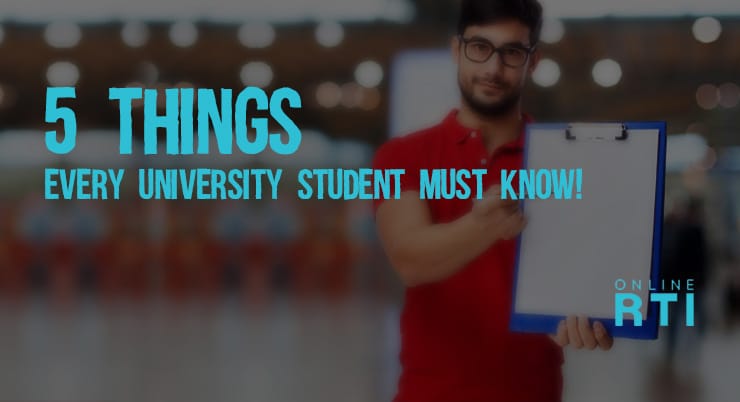 5 Things Every University Student MUST Know!