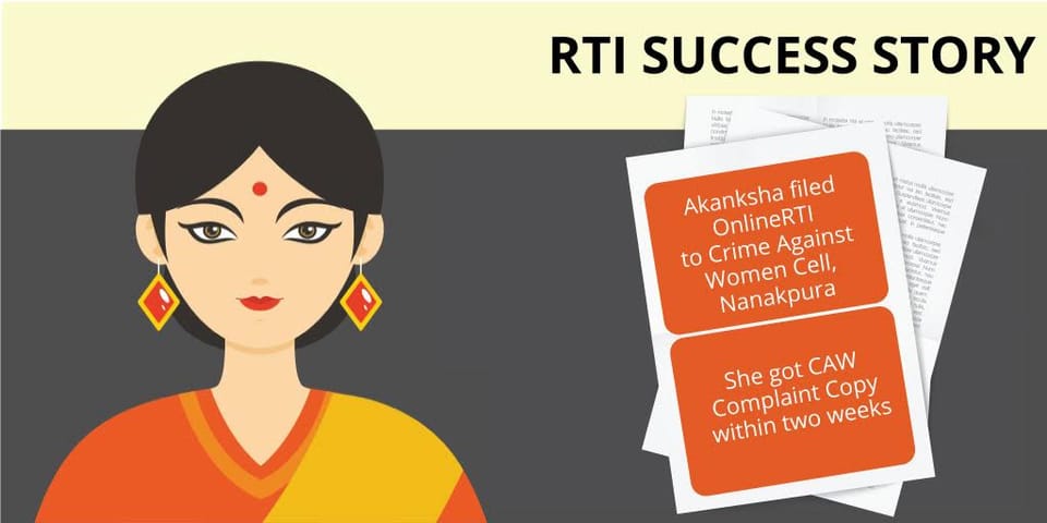 [Woman’s Day Special]: RTI Success Story [3 Of 5]